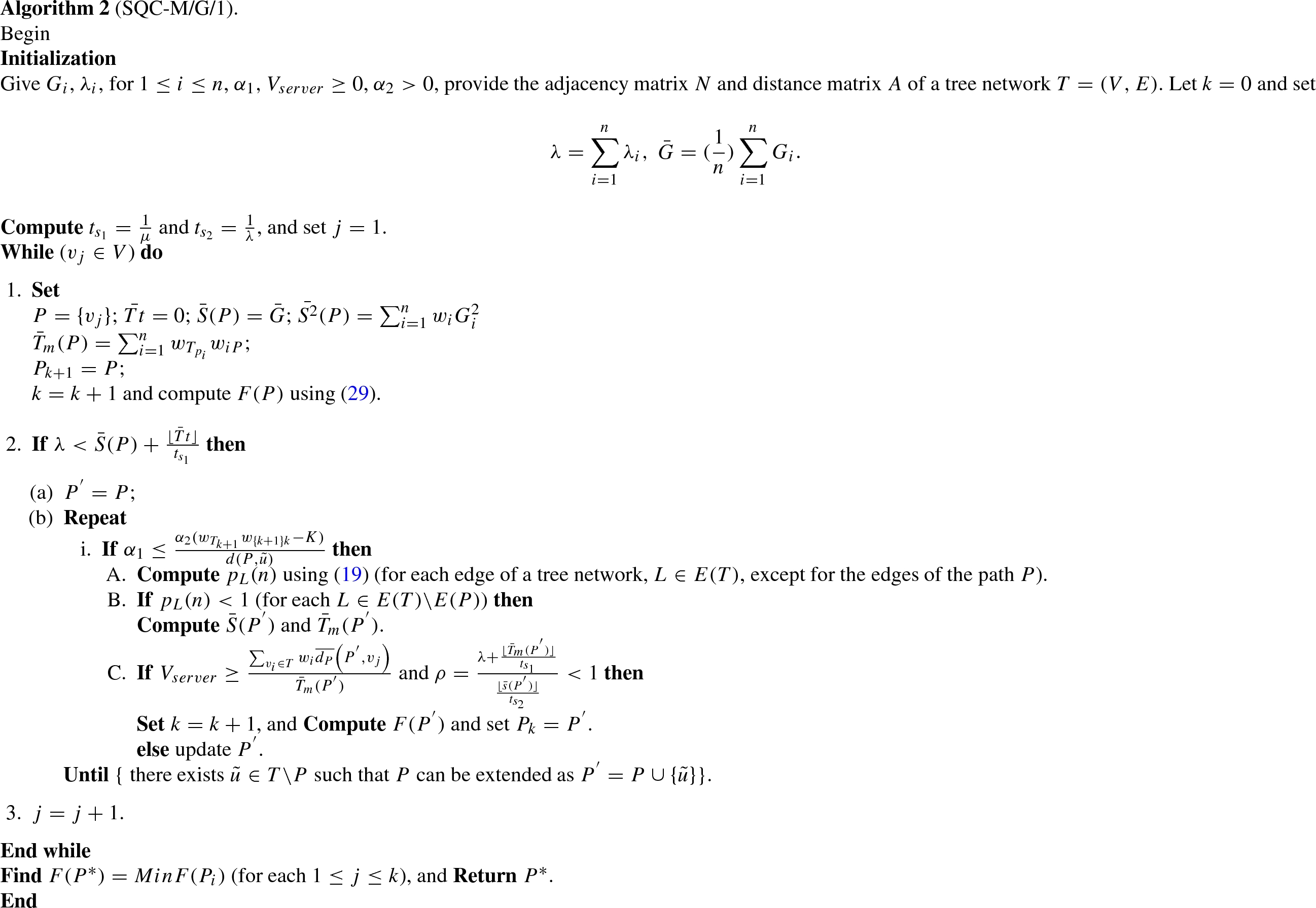 Finding An Optimal Core On A Tree Network With M G C C State Dependent Queues Springerlink