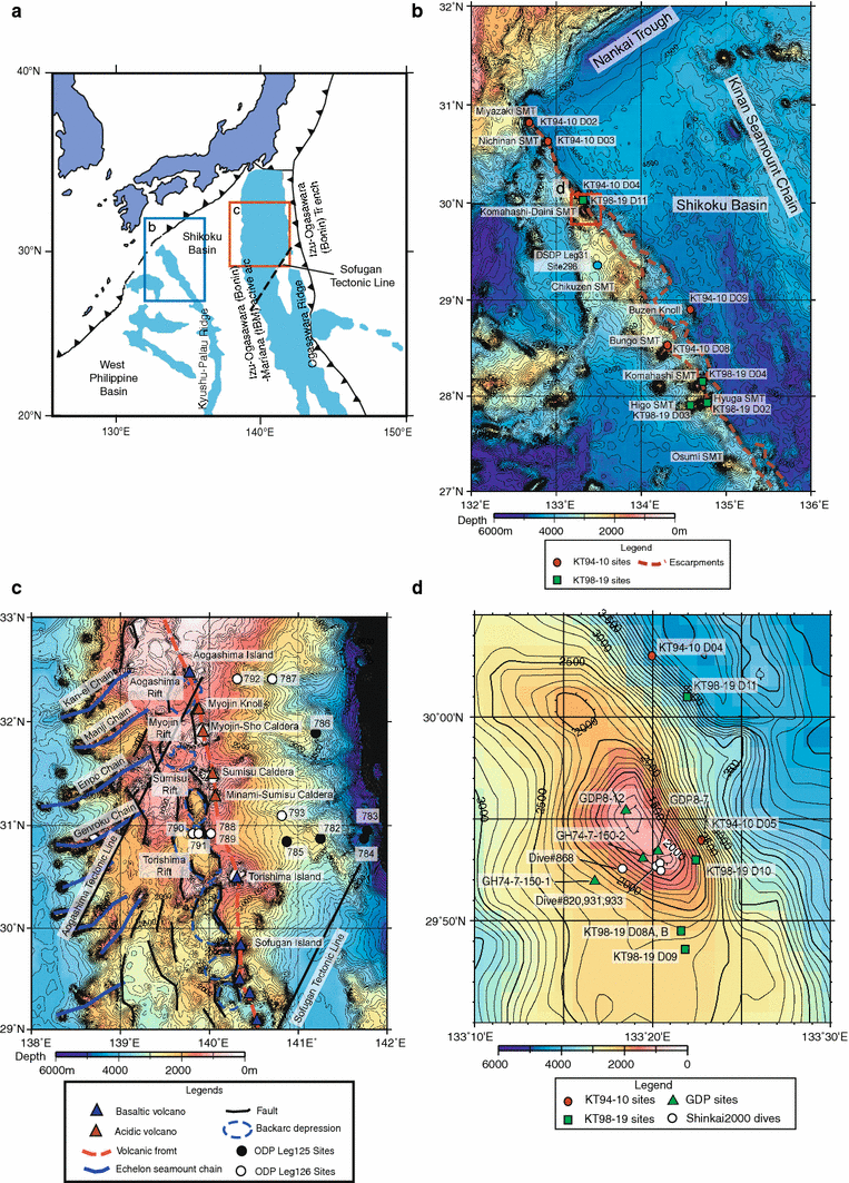 The early Miocene (~25 Ma) volcanism in the northern Kyushu-Palau Ridge ...