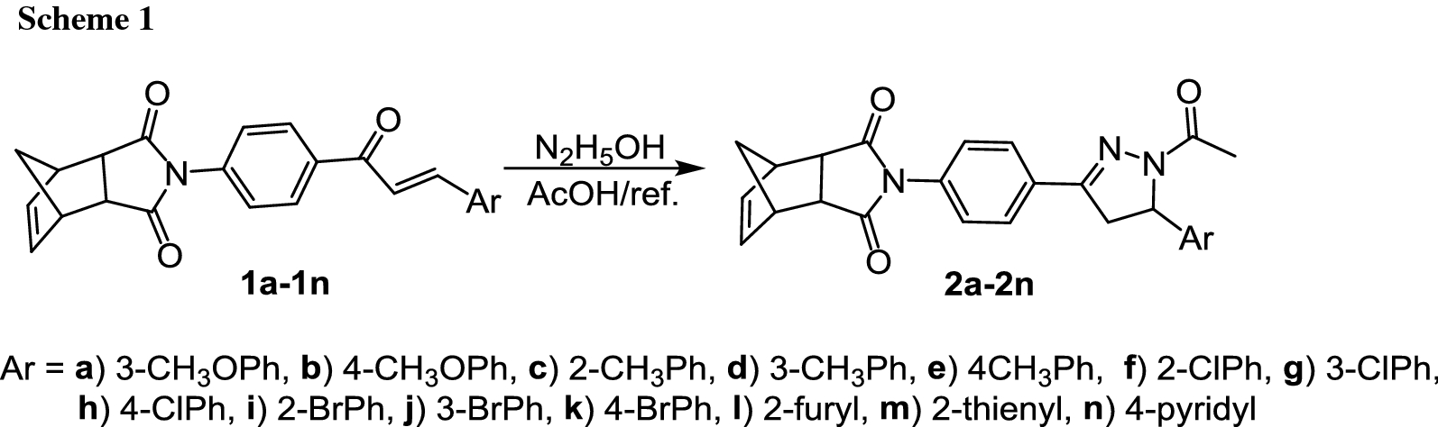 Synthesis And Investigation Of Anticancer Antibacterial Activities And Carbonic Anhydrase Acetylcholinesterase Inhibition Profiles Of Novel 3a R 4 S 7 R 7a S 2 4 1 Acetyl 5 Aryl Heteroaryl 4 5 Dihydro 1 H Pyrazol 3 Yl Phenyl 3a 4 7 7a