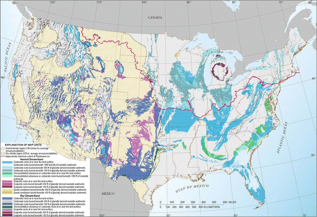 The Current Status Of Mapping Karst Areas And Availability