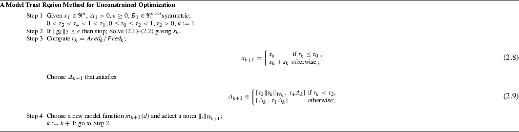 Recent advances in trust region algorithms | SpringerLink
