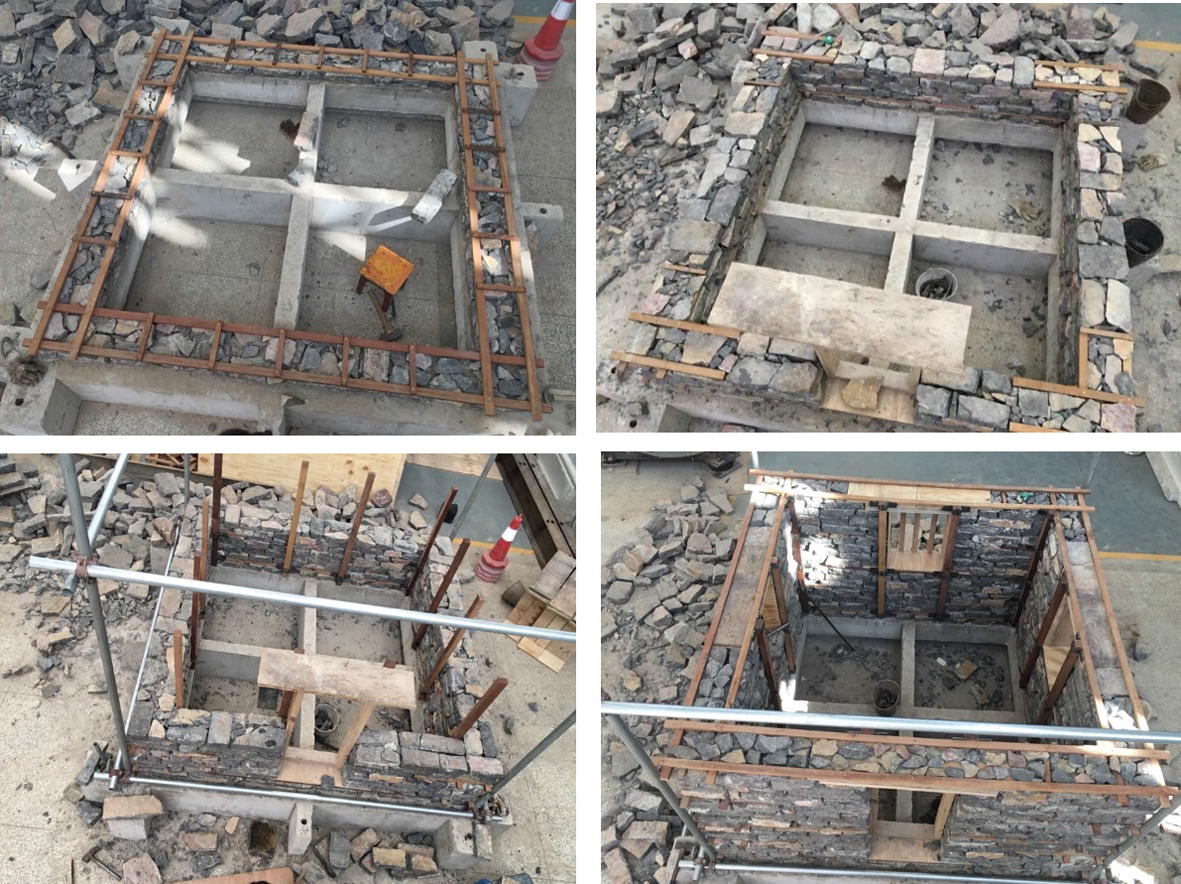 Shake Table Tests On The Two Storey Dry Joint Stone Masonry