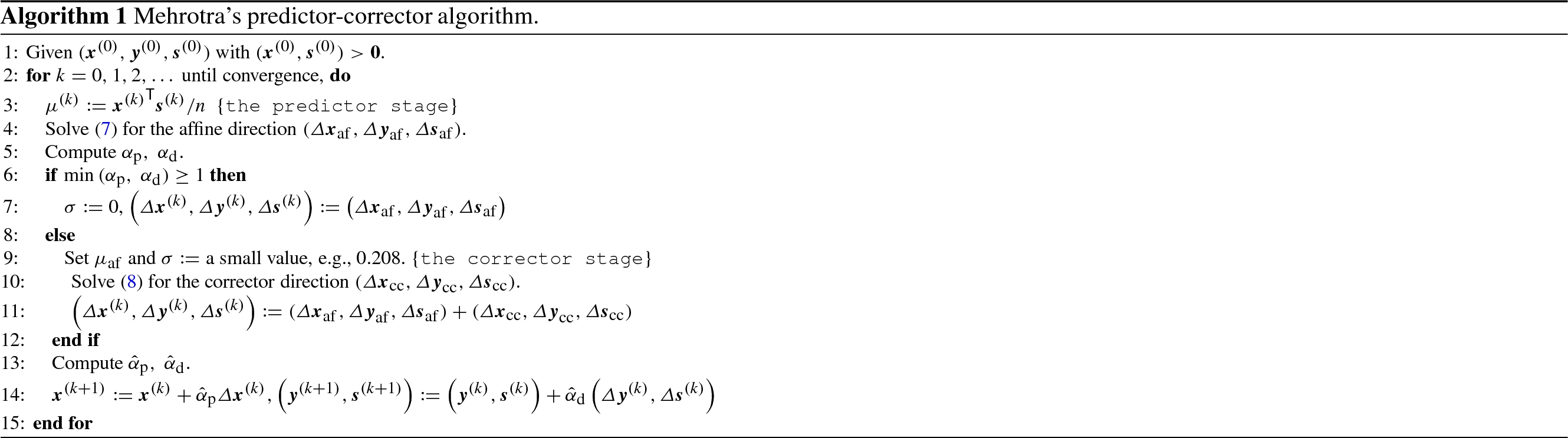 Implementation Of Interior Point Methods For Lp Based On