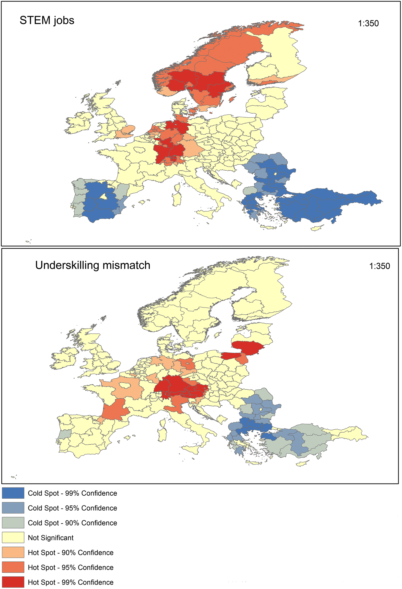 Clusters Of Stem Jobs Across Europe Springerlink