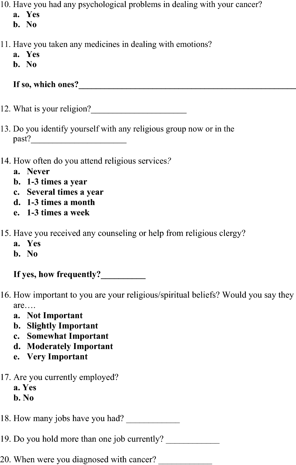 Sample Chaplain Chart Notes