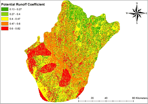 Determination Of Potential Runoff Coefficient For Al Baha