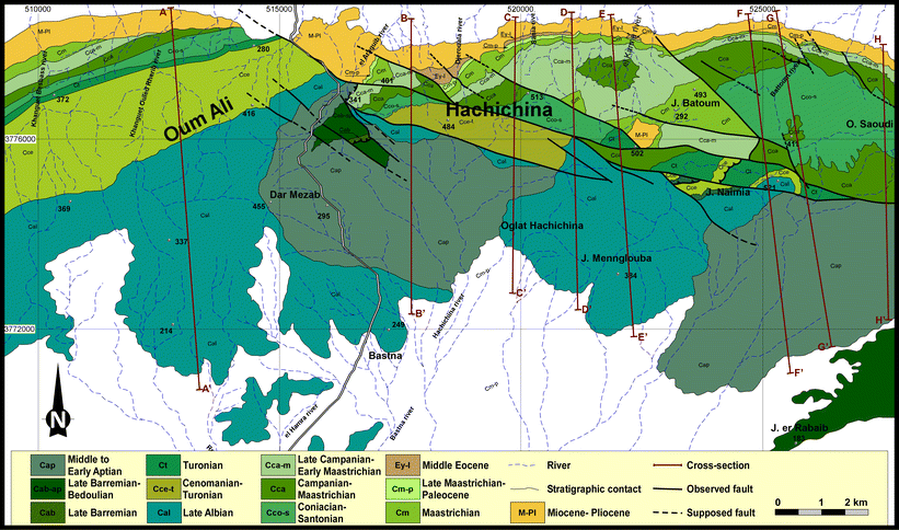 The Structural Style Of The Southern Atlassic Foreland In - 