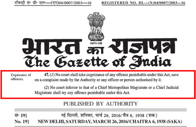 Image result for aadhaar act 2016 GAZETTE of india 