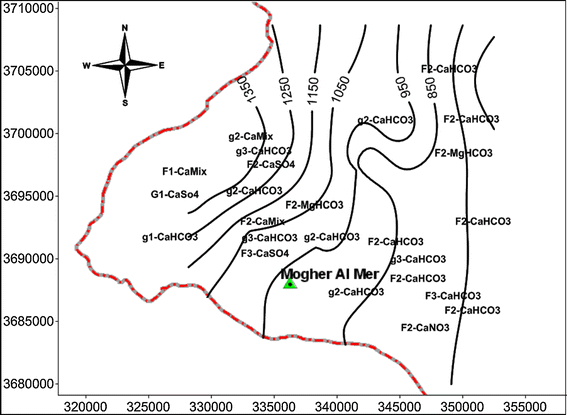 Hydrochemistry to delineate groundwater flow conditions in the ...