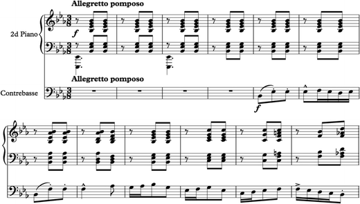 Prolegomena To Music Semantics Springerlink - raising the double bass part by 2 octaves while leaving the piano accompaniment unchanged removes the evocation of a large source