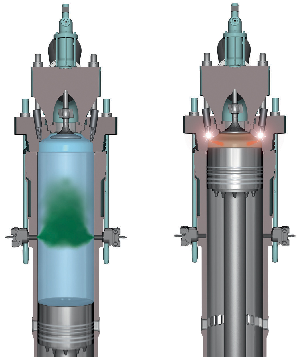 Low Pressure Dualfuel Technology for Low Speed Marine Engines