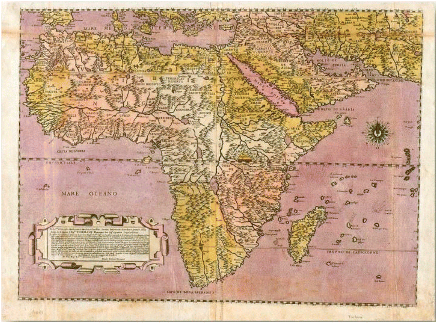Georeferencing Of The Nile River In Piri Reis 1521 Map