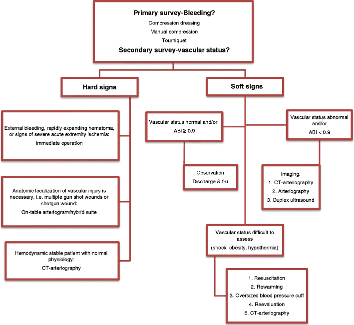 Penetrating Vascular Trauma Of The Upper And Lower Limbs - 