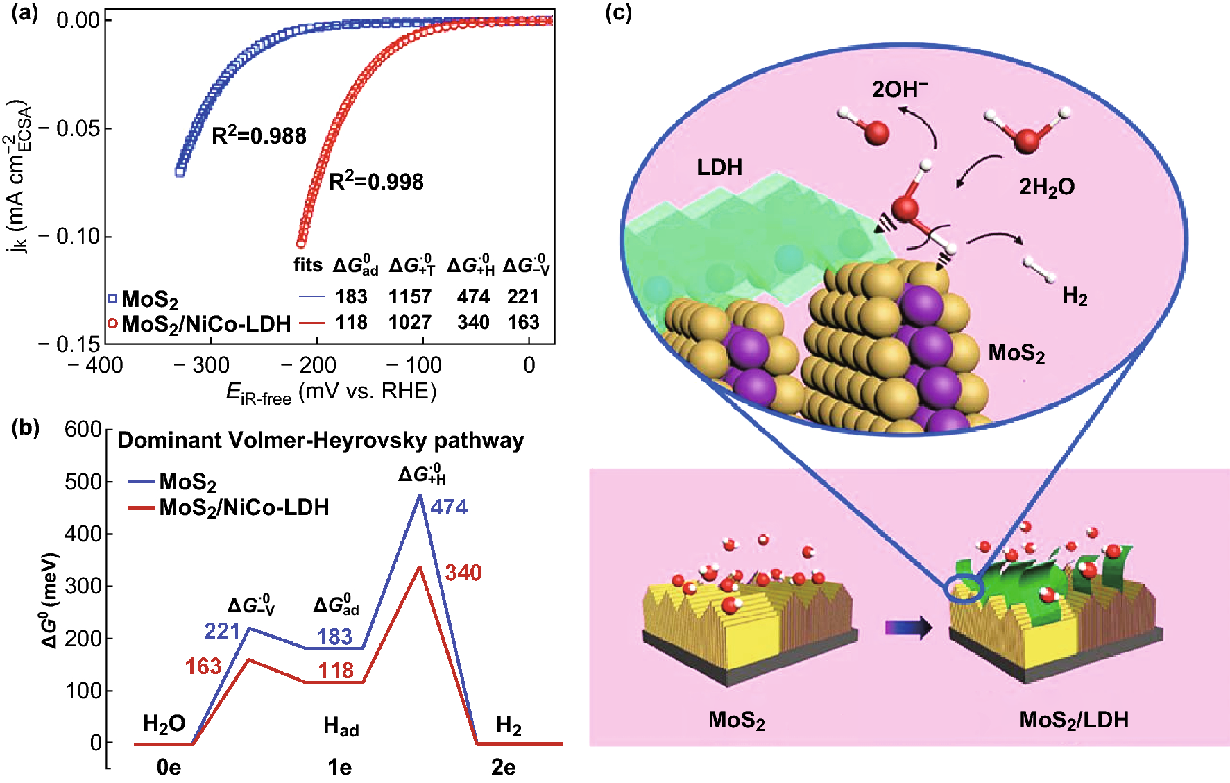 Heterostructured Electrocatalysts for Hydrogen Evolution Reaction Under