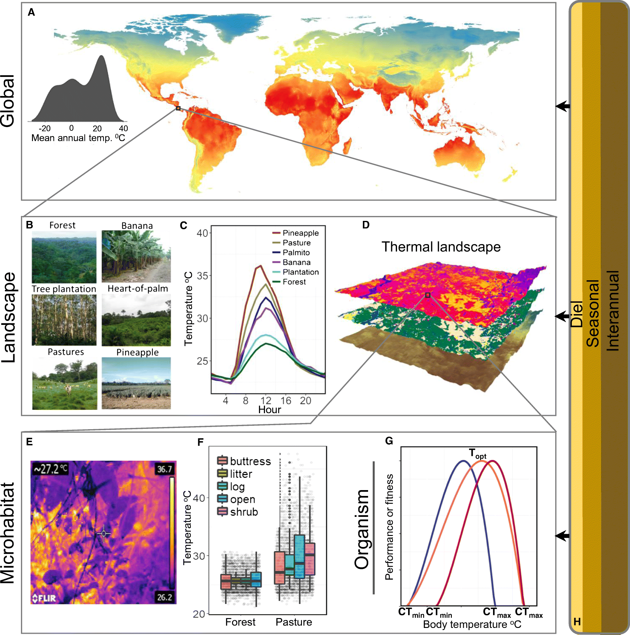 Changing Thermal Landscapes Merging Climate Science And Landscape Open Image In New Window