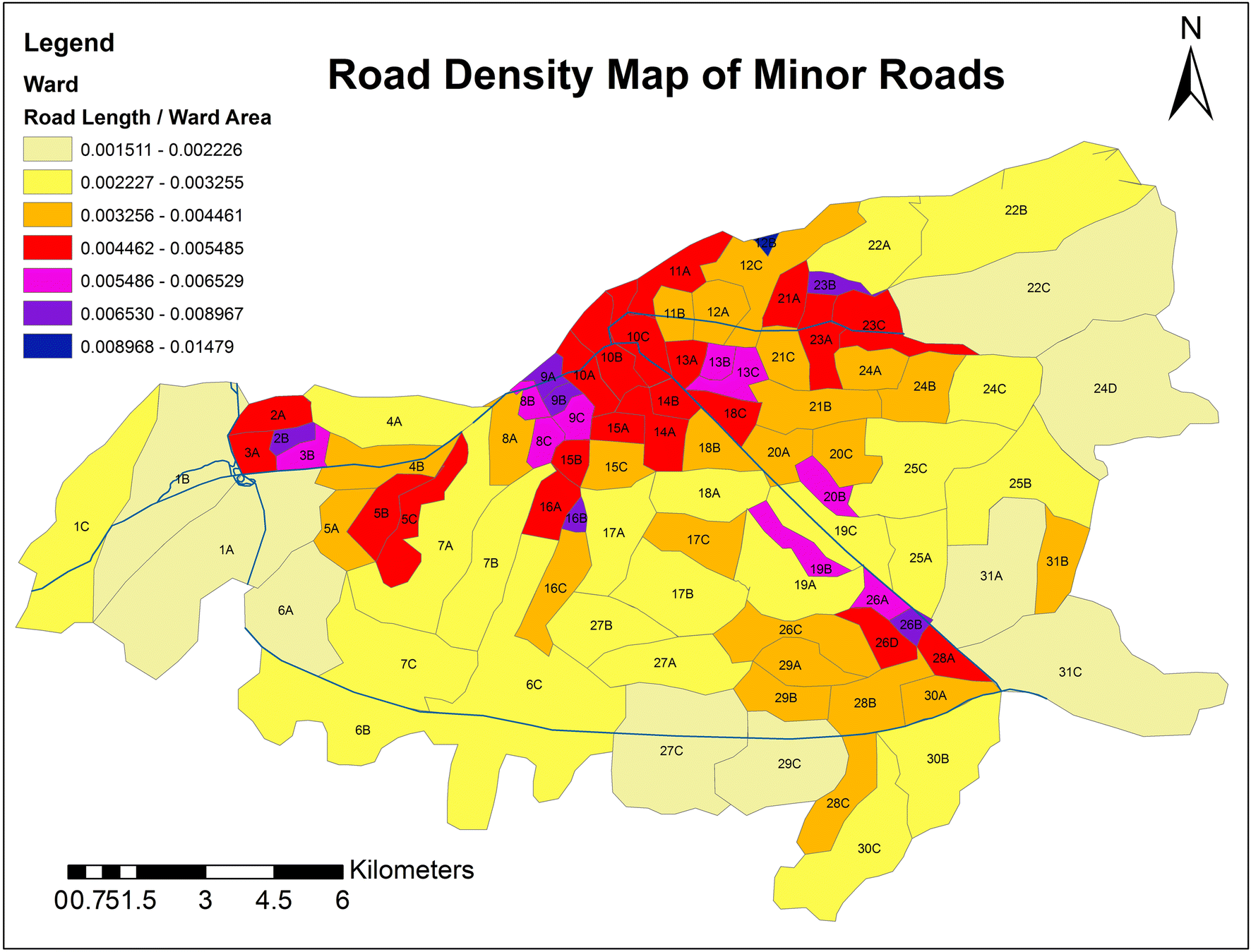 Road Network Analysis Of Guwahati City Using GIS SpringerLink   42452 2019 907 Fig7 HTML 