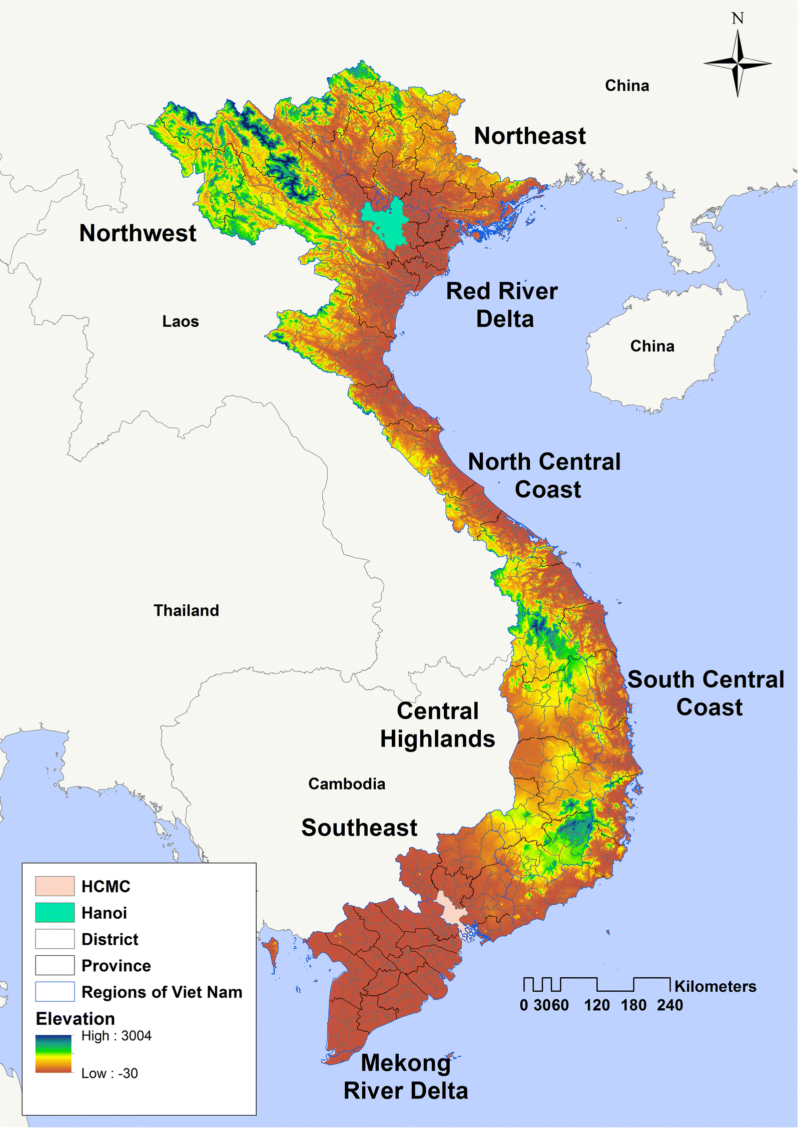Analysis of clinical malaria disease patterns and trends in Vietnam
