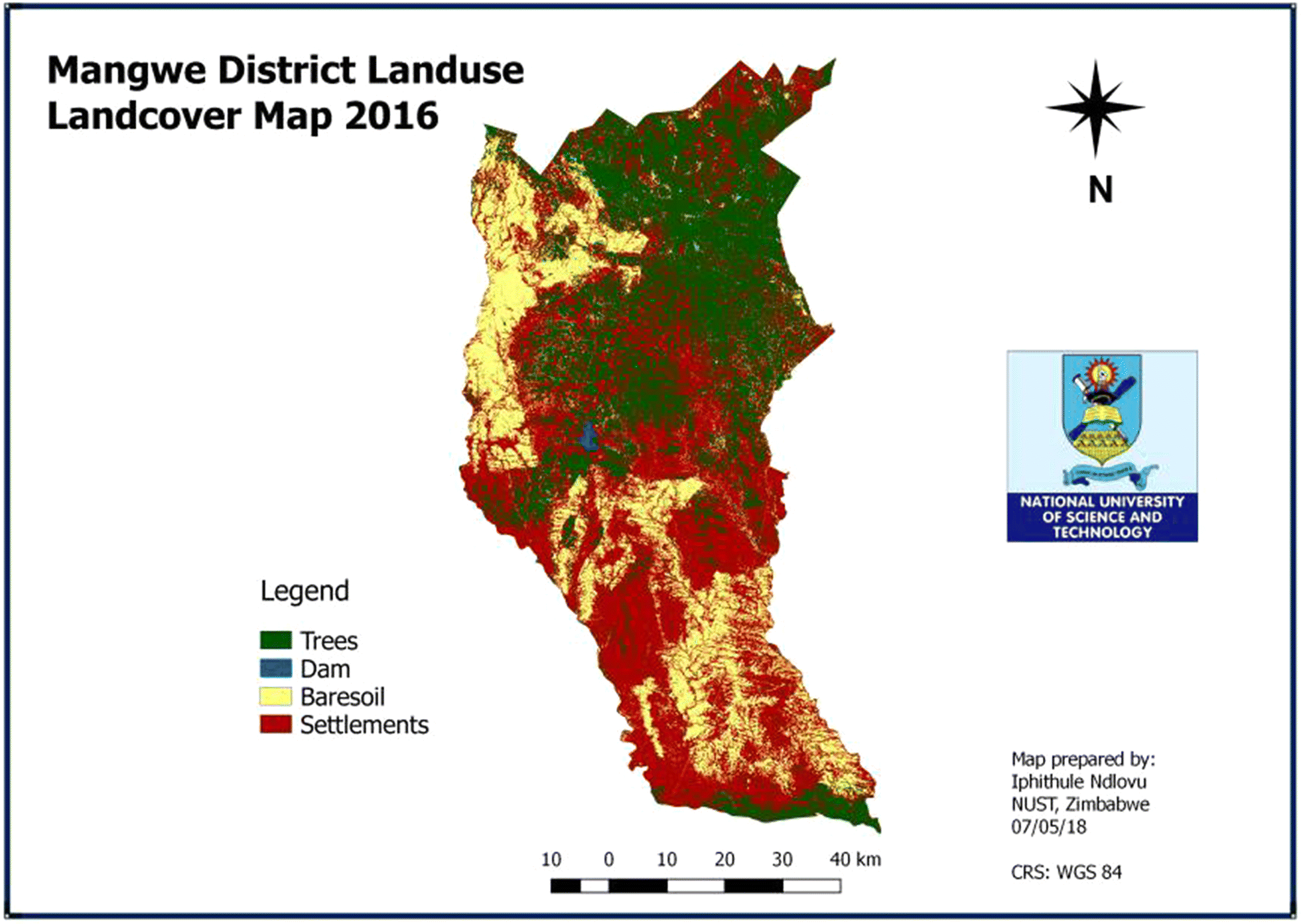 Land use−land cover changes and Mopani worm harvest in Mangwe District