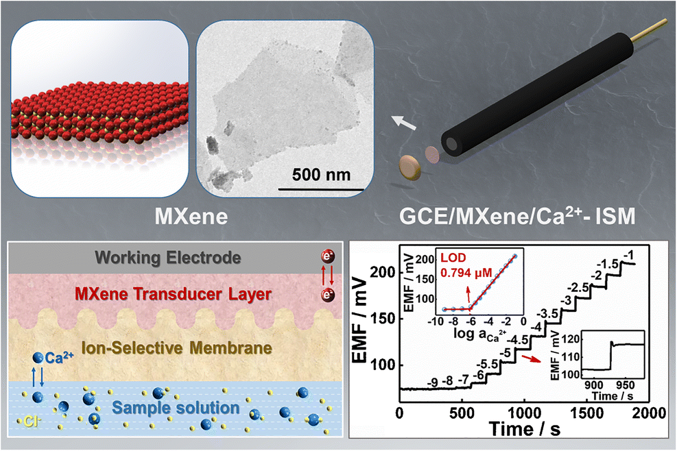 Two-dimensional MXene nanosheets (types Ti3C2Tx and Ti2CTx) as new ion ...