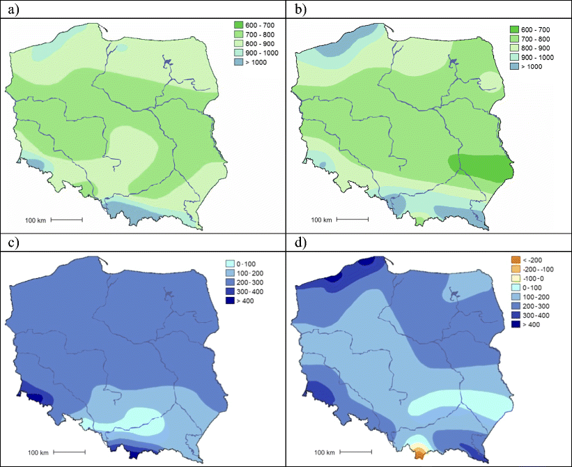 Variability of precipitation in Poland under climate change | Springer ...