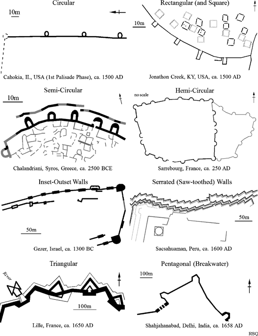 Baffles and Bastions The Universal Features of Fortifications