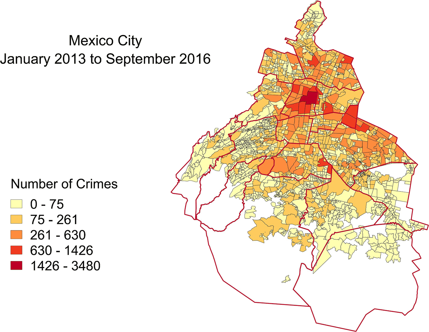 Exploring crime patterns in Mexico City  SpringerLink
