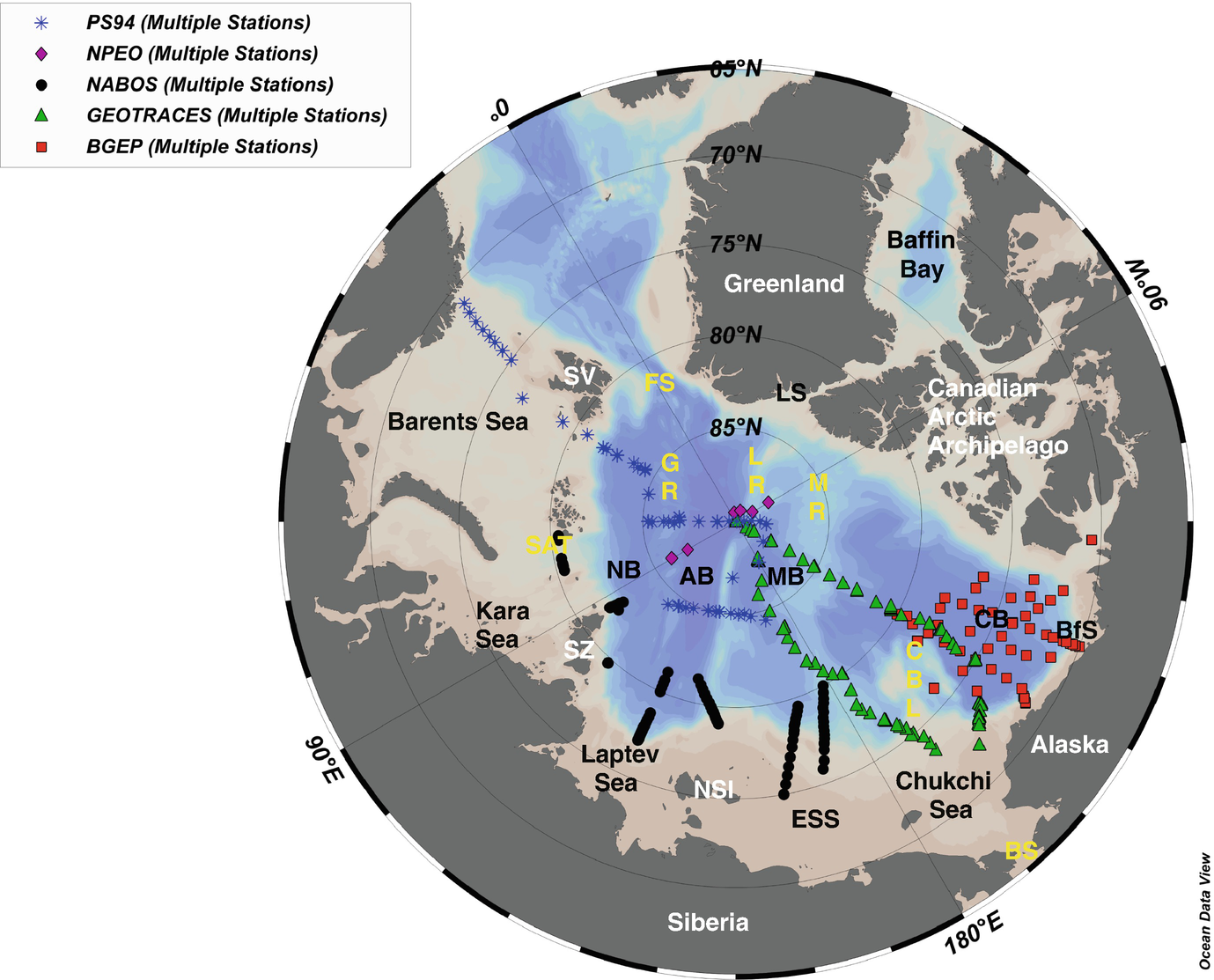The Pacific Atlantic Front In The East Siberian Sea Of The Arctic Ocean Springerlink