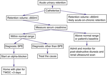 acute urinary retention guidelines
