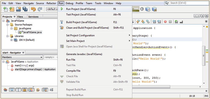 netbeans 8.2 jdk 9