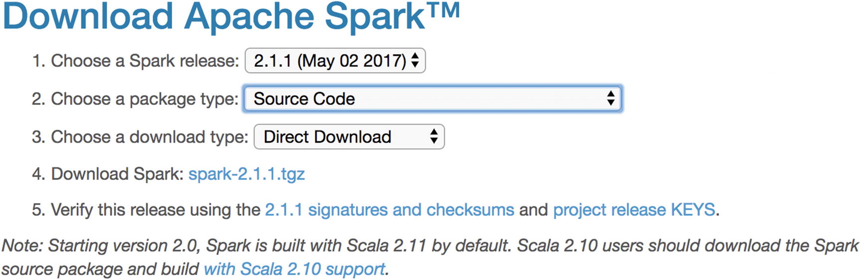 download spark packages download spark packages