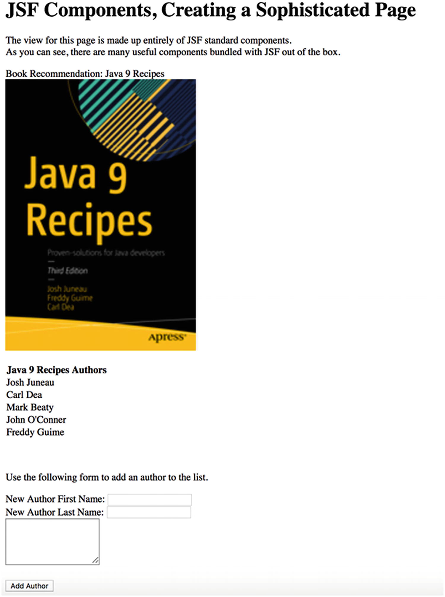 The Basics Of Javaserver Faces Springerlink The Basics Of Javaserver Faces Springerlink