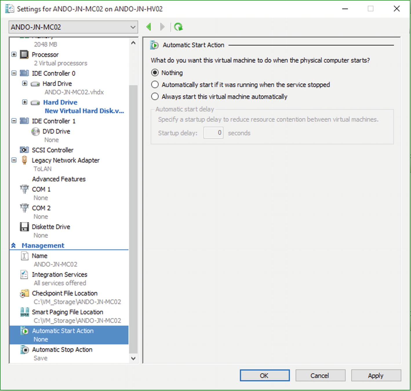 Configuring Basic Virtual Machine Resources And Settings