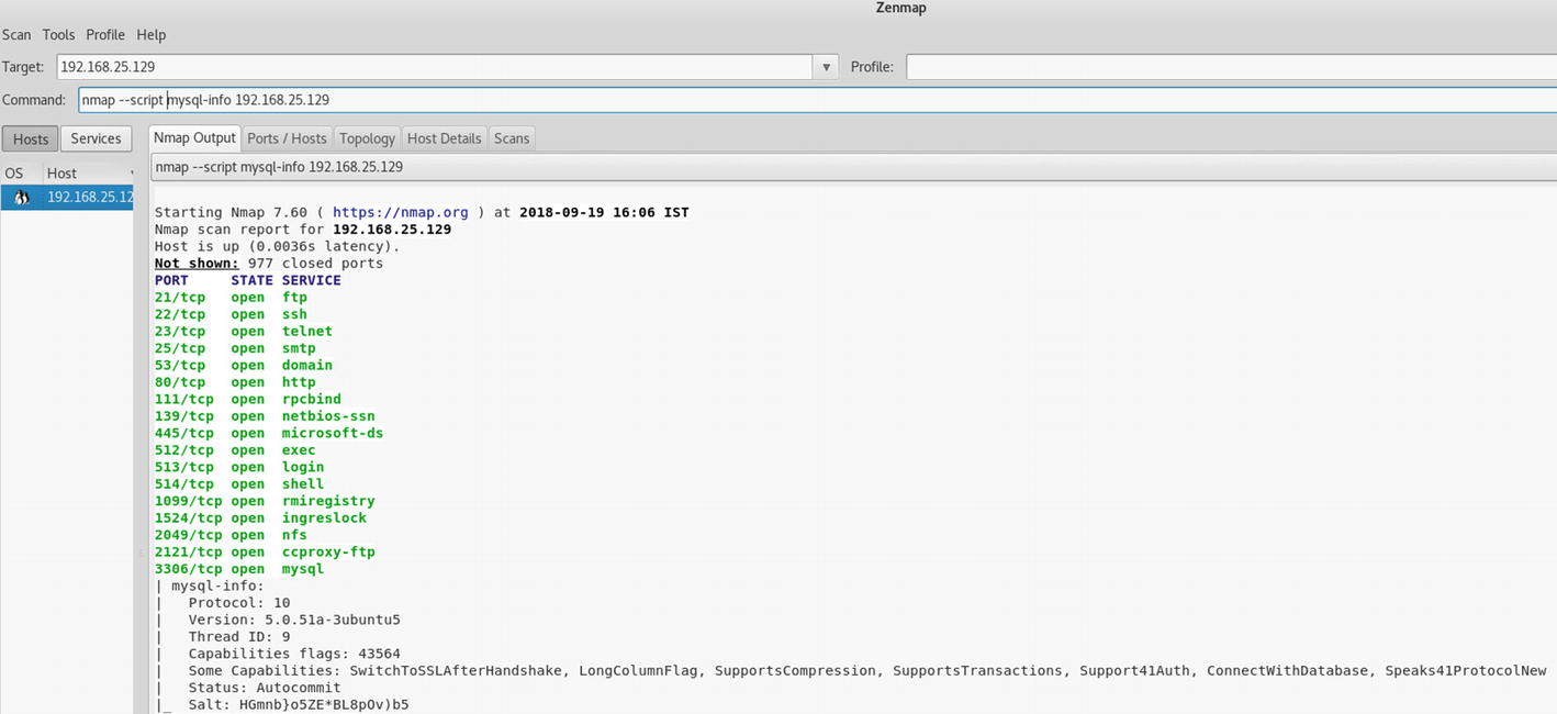 Introduction To Nmap Springerlink