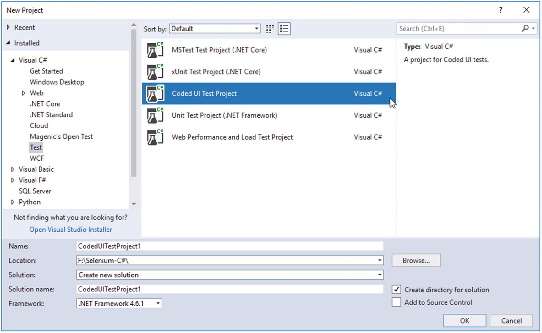 coded ui browser control locations off coded ui browser control locations off