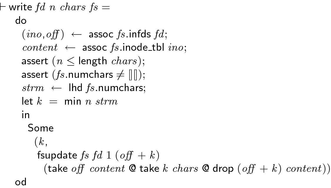 Program Verification in the Presence of I O Program Verification in the Presence of I O