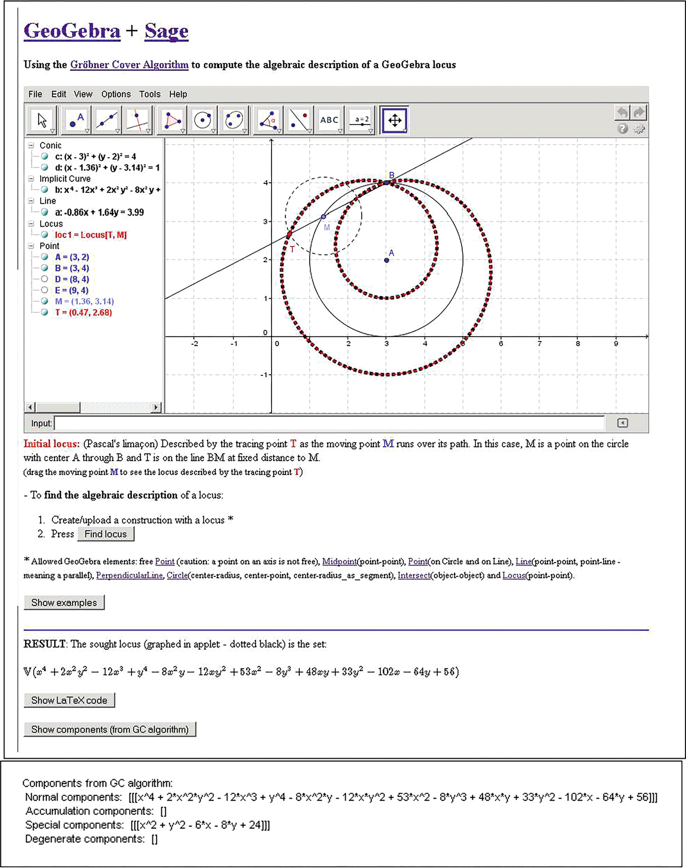 Geometric Loci Springerlink Geometric Loci Springerlink