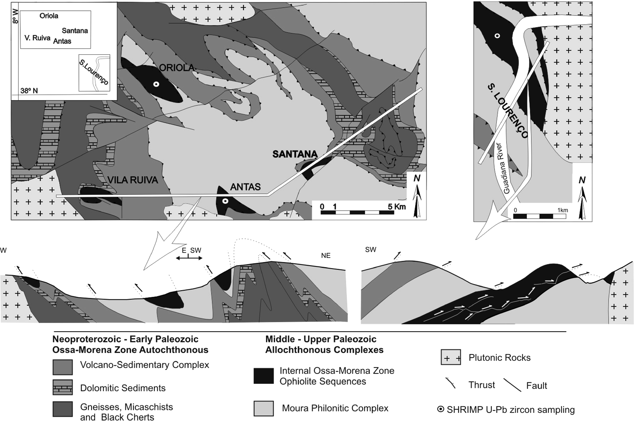Sw Iberia Variscan Suture Zone Oceanic Affinity Units Springerlink