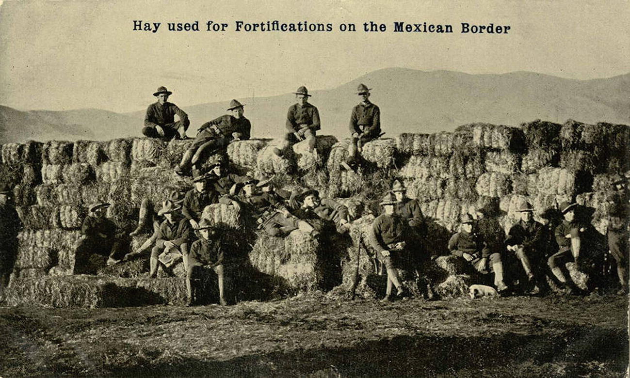 Army Soldiers Guard International Border-Mexican Revolution-Nogales 1910-20-U.S
