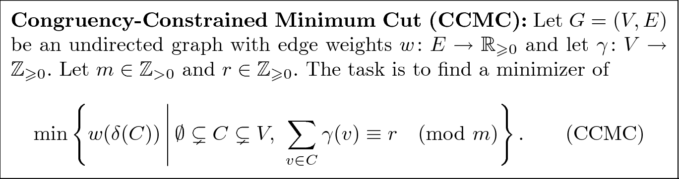 A New Contraction Technique With Applications To Congruency Constrained Cuts Springerlink A New Contraction Technique With Applications To Congruency Constrained Cuts Springerlink