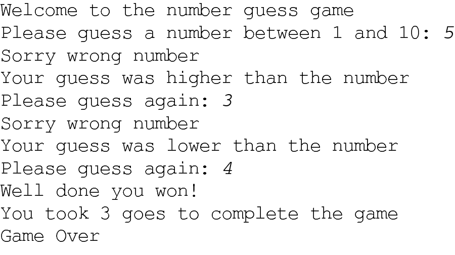 Number Guessing Game SpringerLink