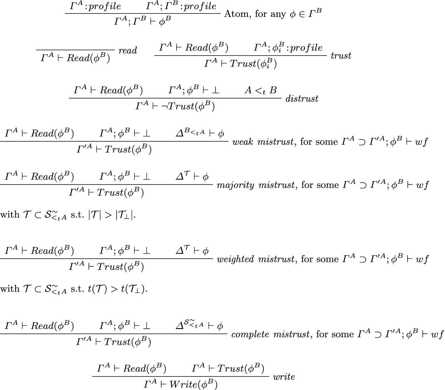 A Granular Approach to Source Trustworthiness for Negative Trust