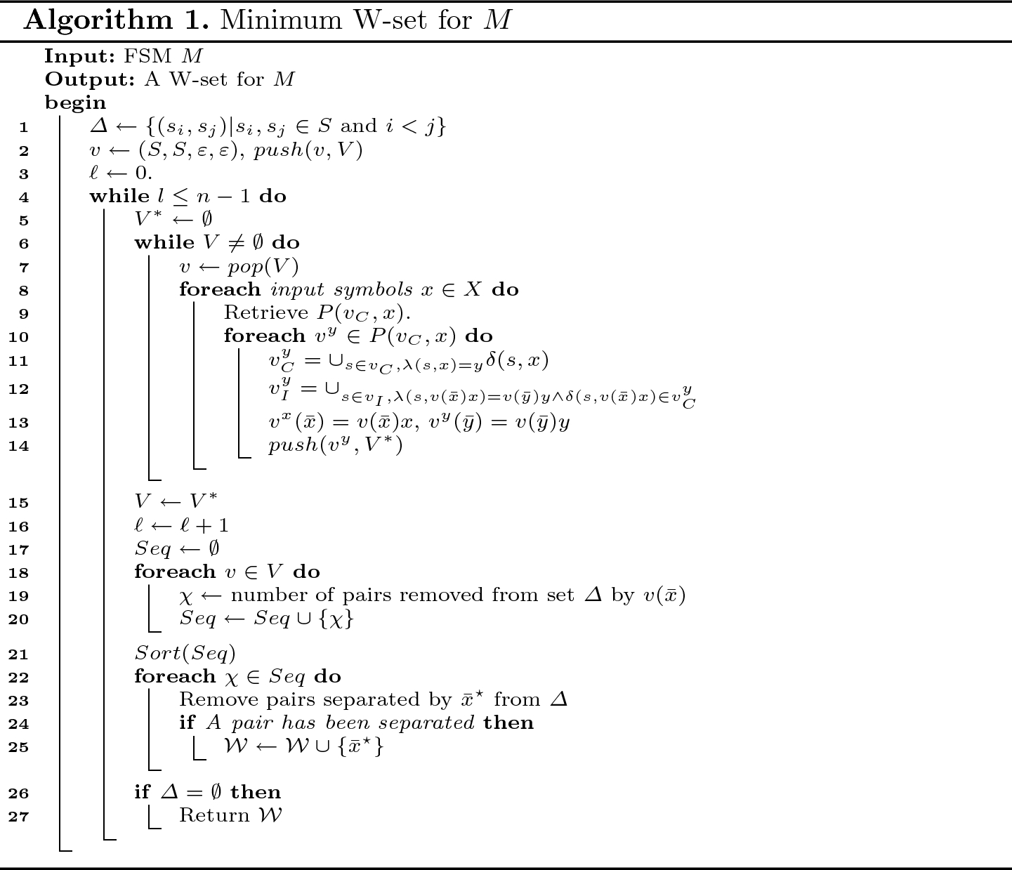 Minimizing Characterizing Sets Springerlink