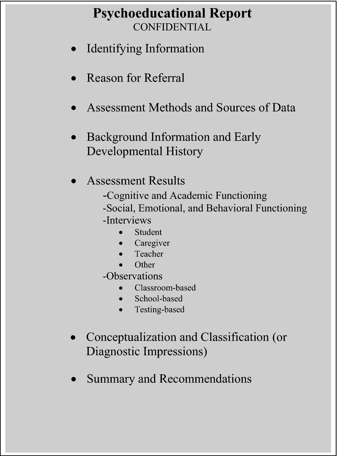 General Guidelines on Report Writing  SpringerLink With Regard To Psychoeducational Report Template