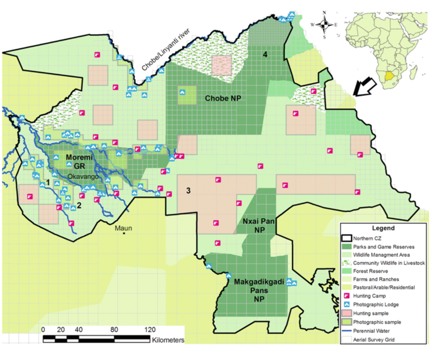 Climate Change Biodiversity And Tipping Points In Botswana Springerlink