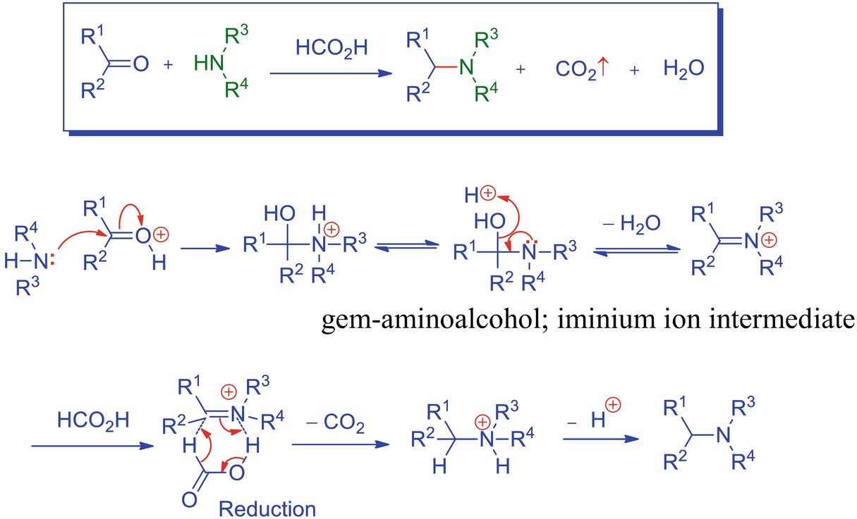 pics Eschweiler Clarke Reaction Mechanism leuckart wallach reaction springerlink