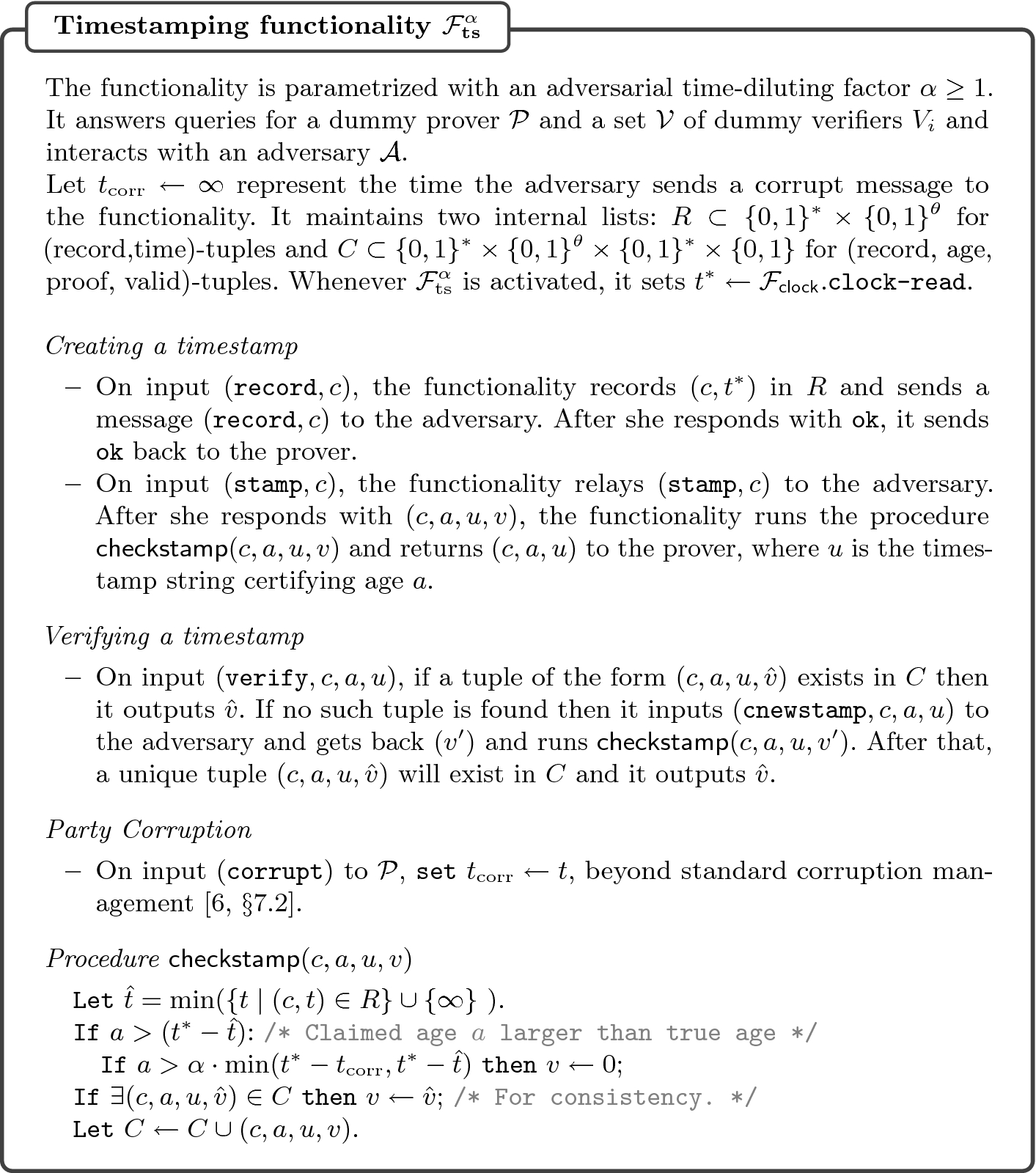 Non Interactive Cryptographic Timestamping Based On Verifiable Delay Functions Springerlink