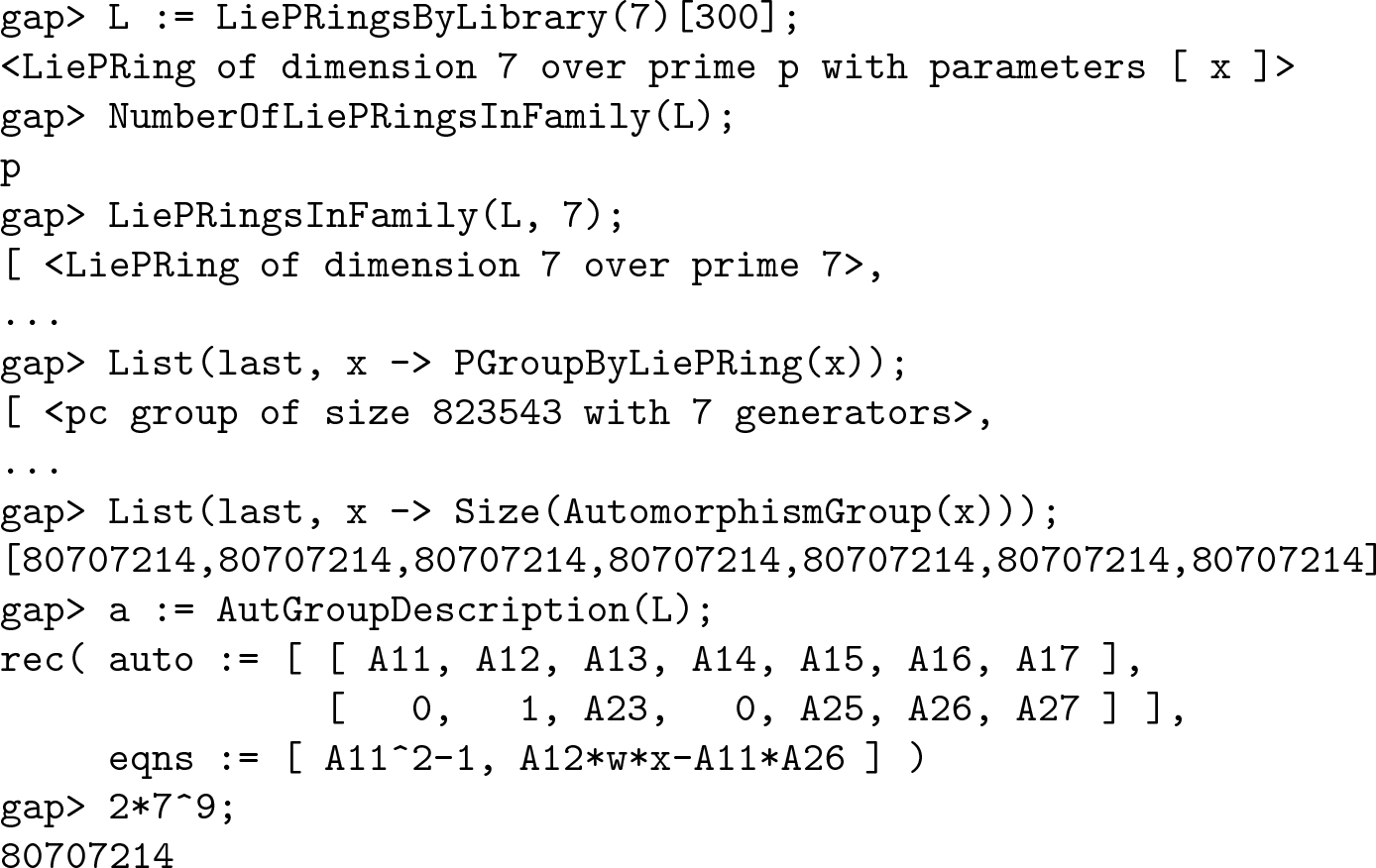 The Gap Package Liepring Springerlink