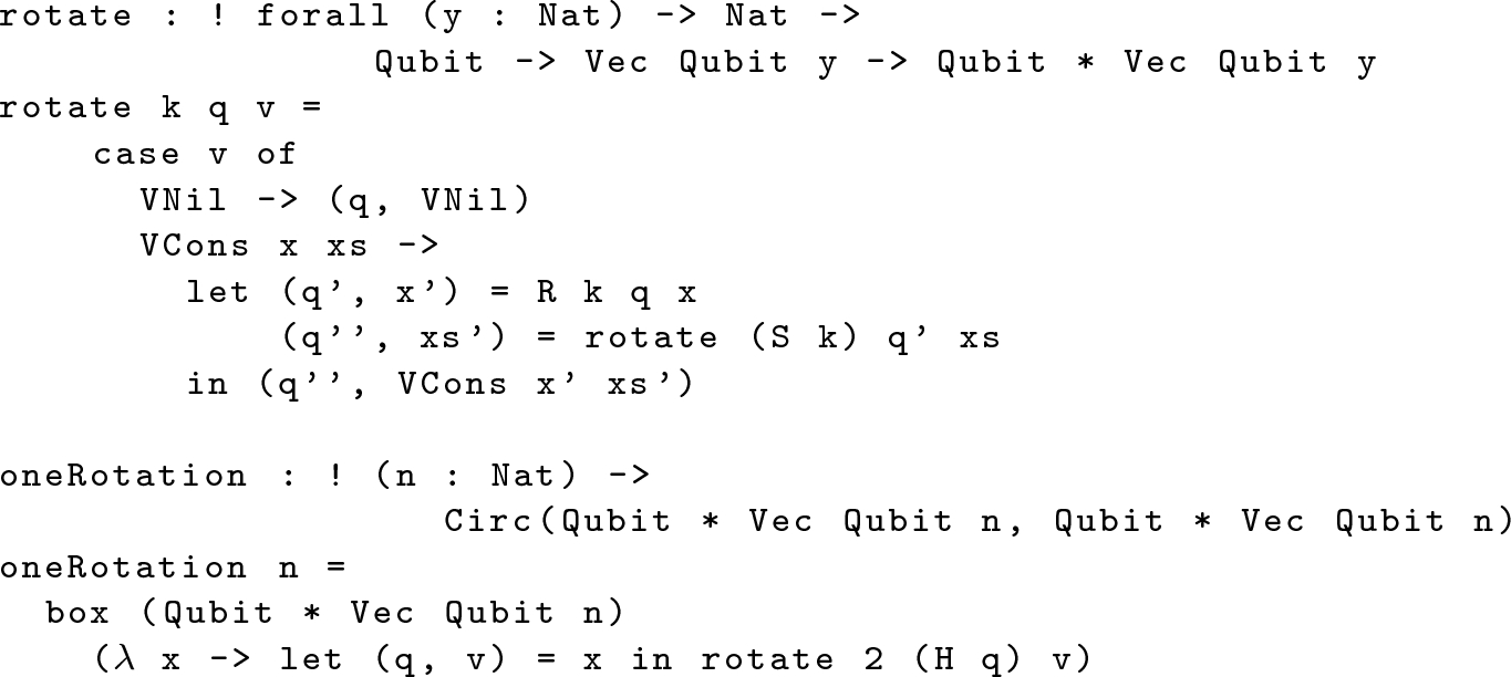A Tutorial Introduction To Quantum Circuit Programming In Dependently Typed Proto Quipper Springerlink