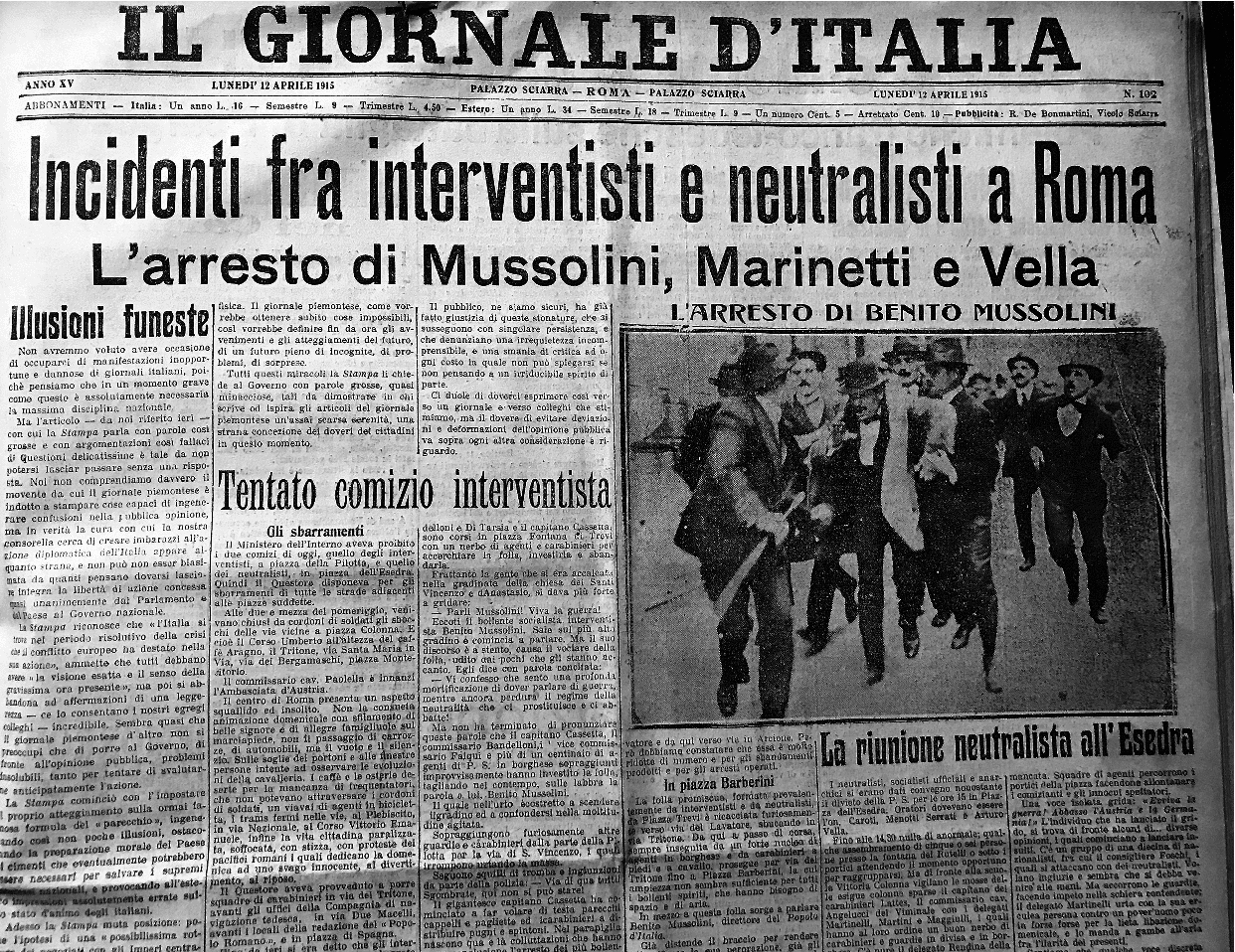 Mussolini S Early Photographs Springerlink