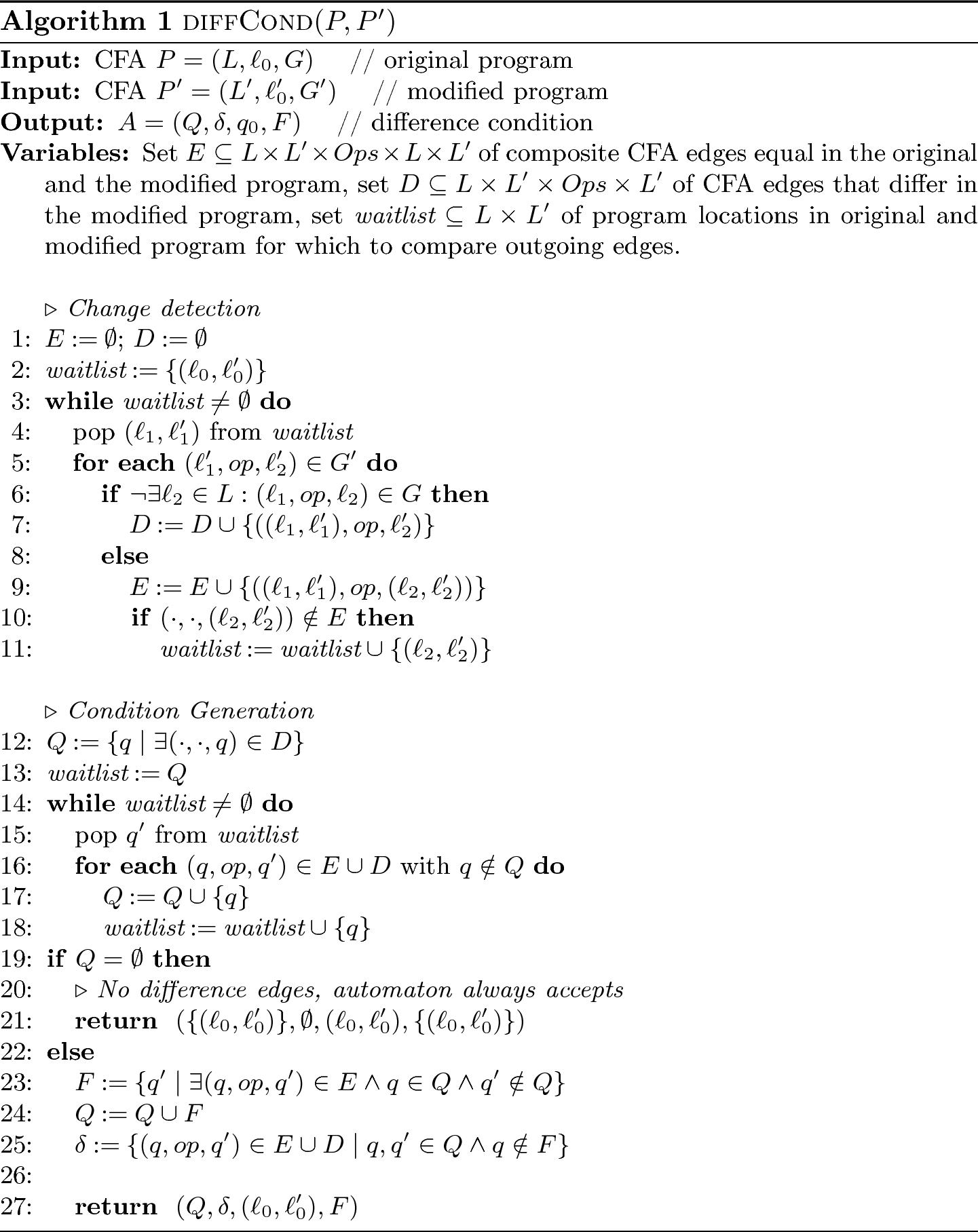 Difference Verification With Conditions Springerlink